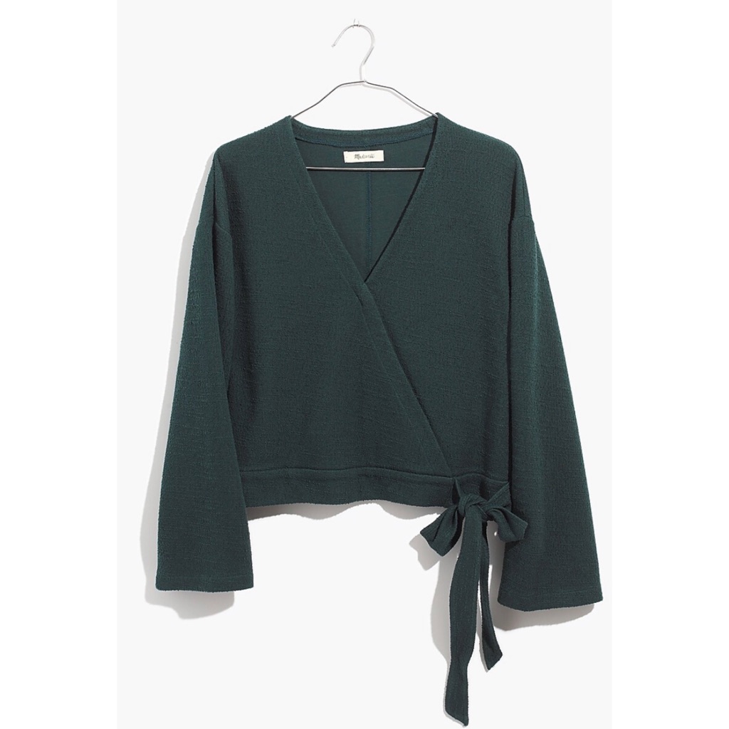 Texture & Thread Wrap Top